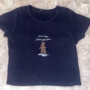 John Galt Snow Lodge Greater Yellowstone Crop Top